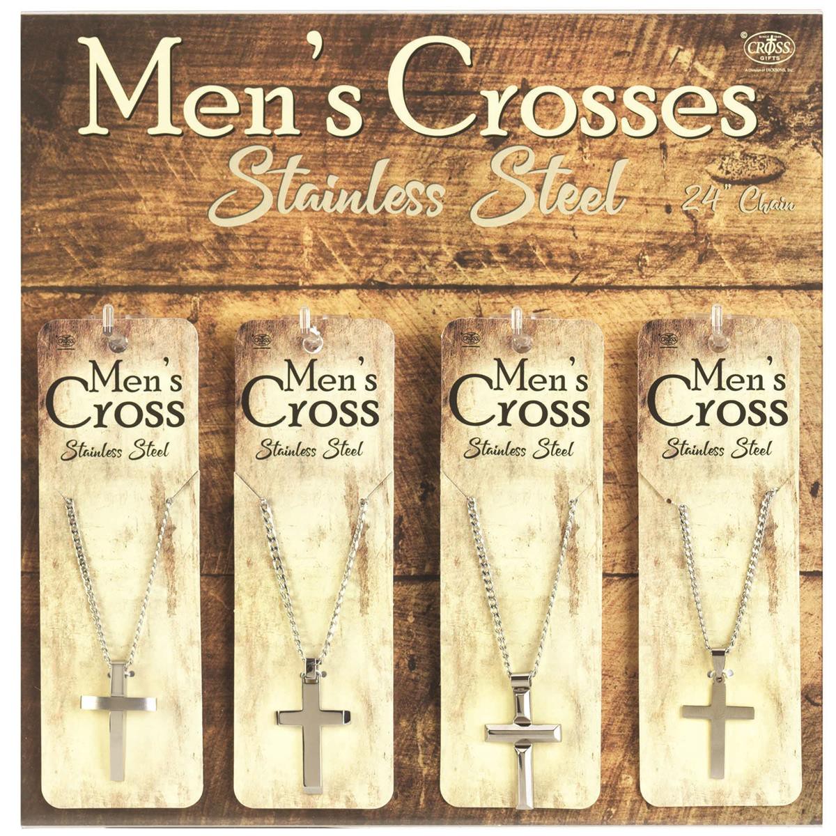 Assortment Necklaces Mens Cross