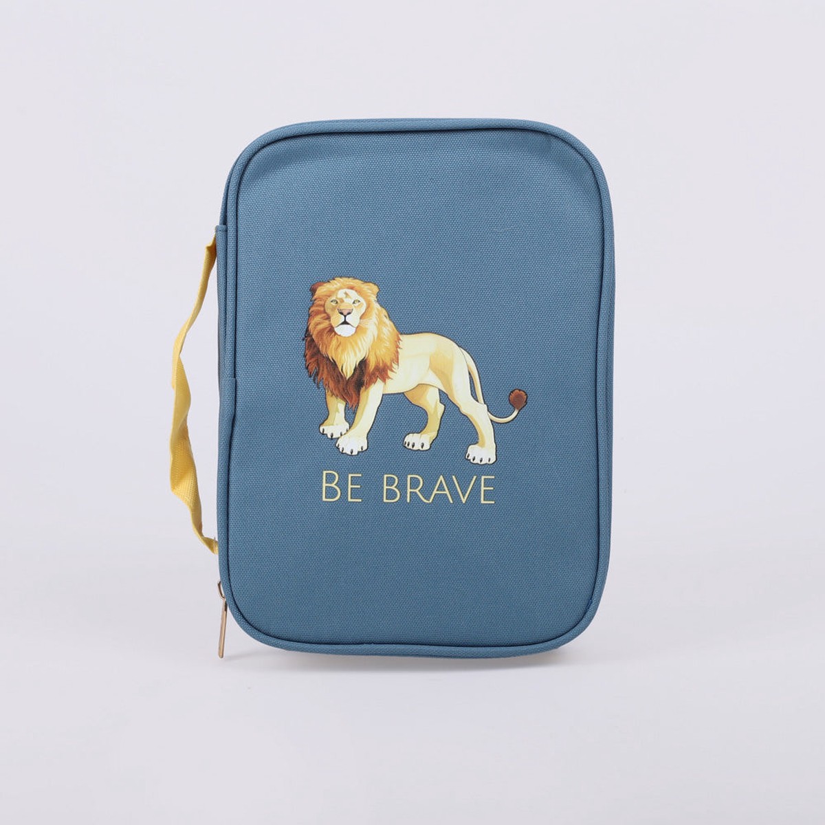 Be Brave Canvas Bible Cover - Inspirational Christian Bible Carrying Case - Multiple Sizes