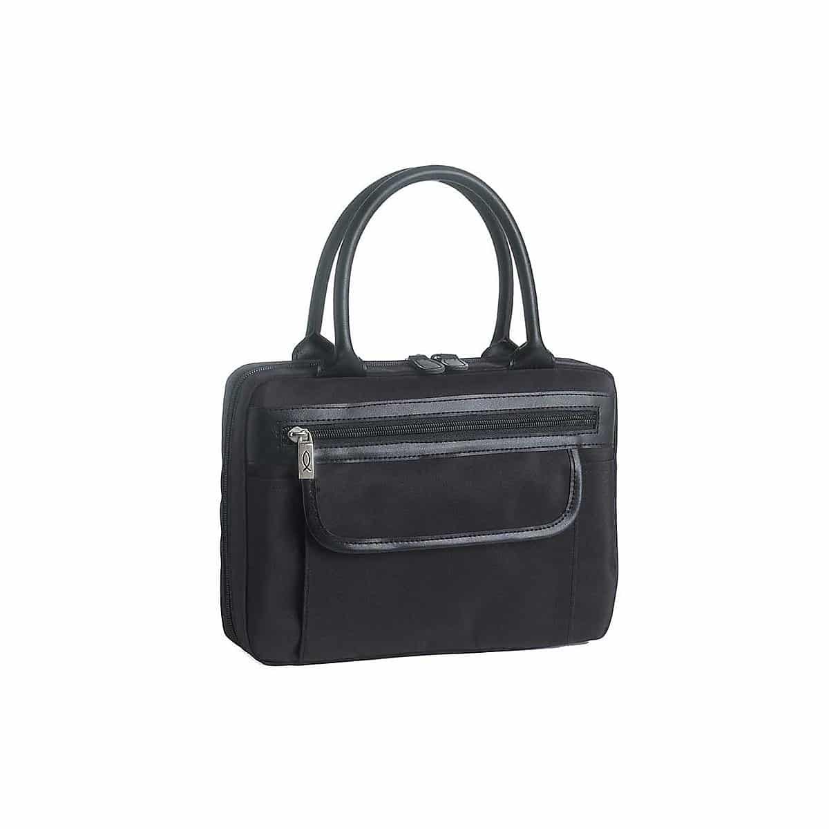 Bible Cover Handbag (Black, XXL)