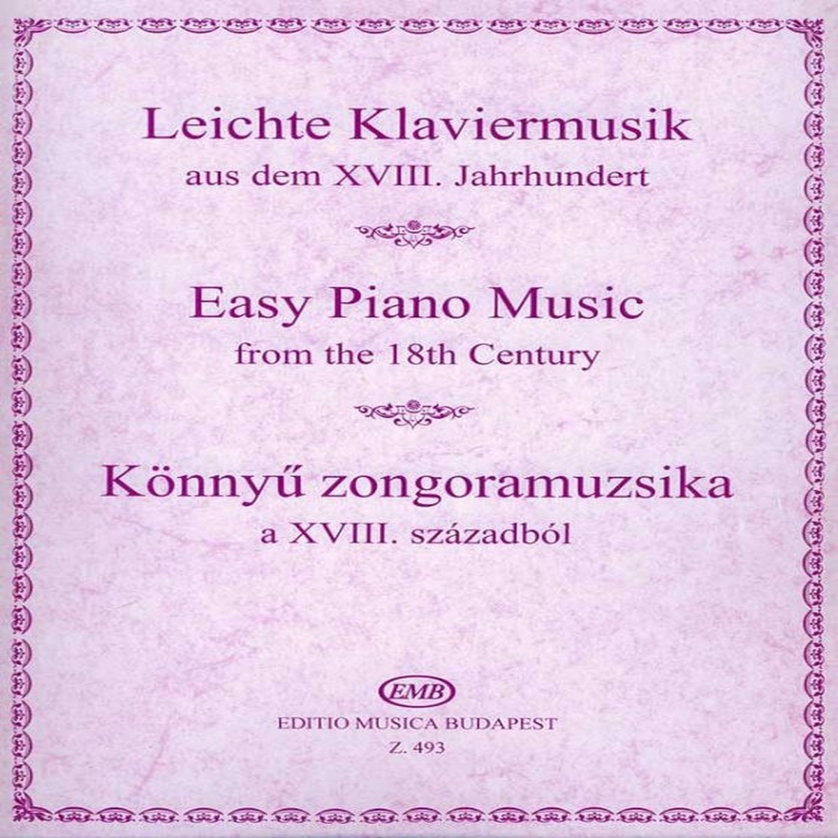 Elegant Beginnings: Easy Piano Music from the 18th Century (Ed. Herndi Lajos)