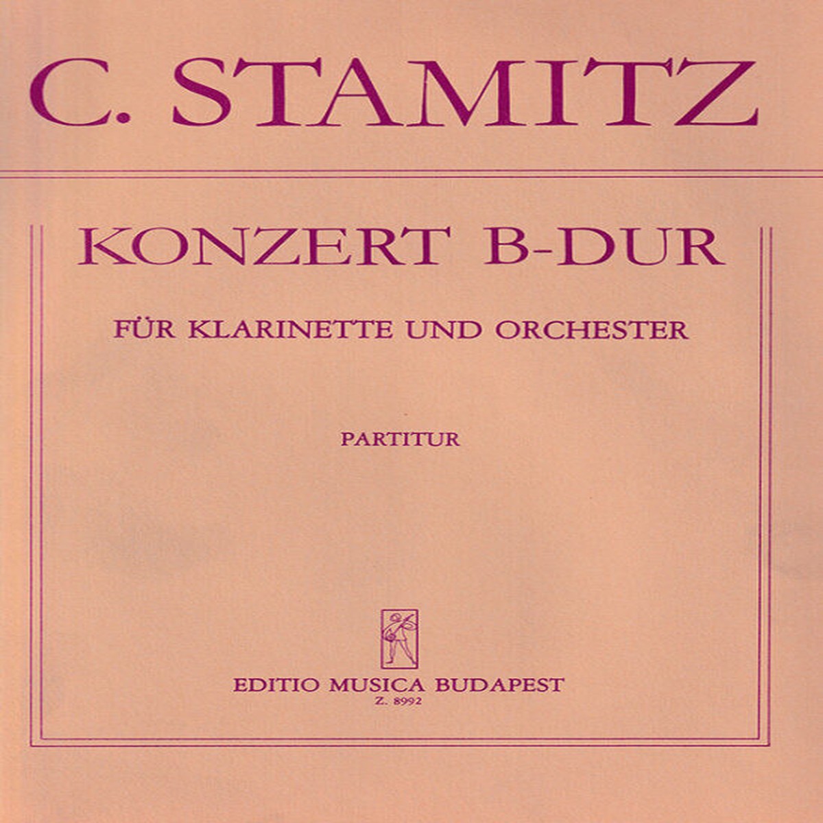 Carl Stamitz - Konzert B-Dur for Clarinet and Orchestra | Music Score