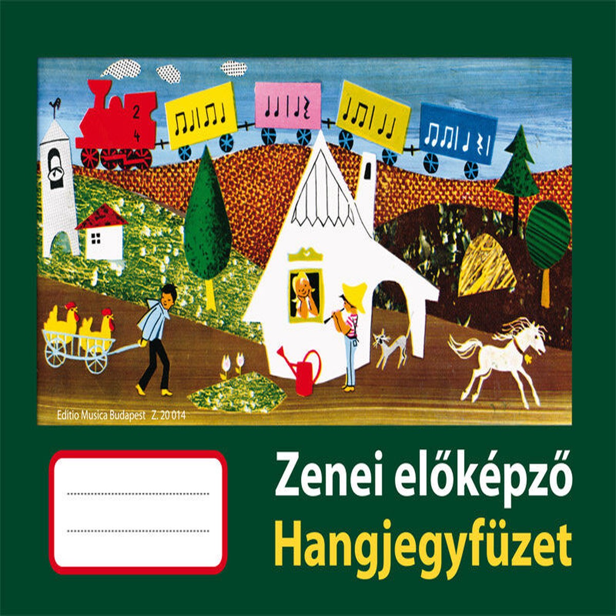 Zenei elkpz Hangjegyfzet (Music Preparatory Staff Notebook)