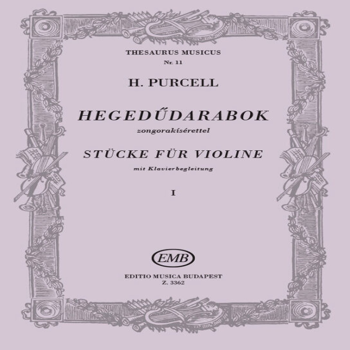 Henry Purcell - Pieces for Violin and Piano | Music Score