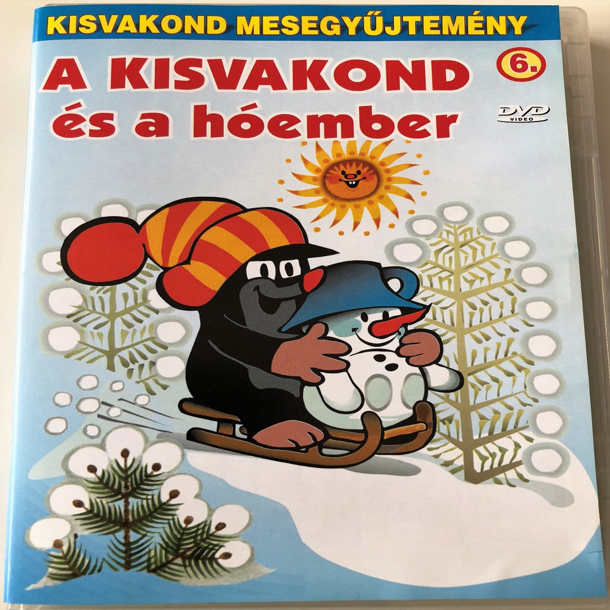 Krtek (Little Mole) and the Snowman Series 6. DVD 2000 Kisvakond s a hember - Kisvakond mesegyjtemny 6. / 9 episodes on disc / Classic Czech Cartoon / Created by Zdenk Miler